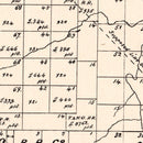 Vintage Map of Jones County, Texas 1879