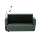 Convertible Sofa Bed Loveseat Sofa With Three USB Ports, Two Side Pockets, Two Cup Holders And 360° swivel Phone Holder For Living Room by HouseOfZazla