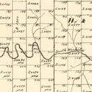 Vintage Map of Knox County, Texas 1879