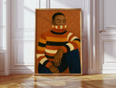 Quiet Thoughts in a Striped Sweater by Kooly