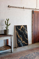 Black Marble Blaze with Liquid Gold