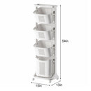 4-Tier Laundry Hamper Sorter with Wheels and Removable Baskets by HouseOfZazla