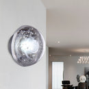GobekUsa Traditional Clear Crystal Bubble Sconce Wall Lamp - Single Bulb Light Fixture