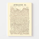 Vintage Map of McCulloch County, Texas 1879