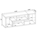 Convertable L-Shaped Bookcase With Open Shelves - White by HouseOfZazla