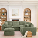 Sectional Sofa With Moveable Ottoman by HouseOfZazla