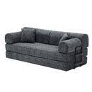 Modern 2 Tone Fabric Convertible Sleeper Sofa Bed by HouseOfZazla