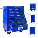 Rolling Metal Tool Chest With Drawers, Steel Storage Cabinet With Ball Bearing Slides by HouseOfZazla