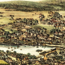 Vintage Map of Machias, Maine 1896