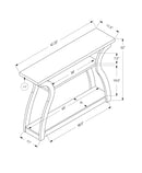 Accent Console Table For Entryway, Unique Curved Design by HouseOfZazla
