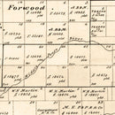 Vintage Map of Motley County, Texas 1893