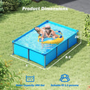 690/978/1158/1617 Gal Outdoor Family Swimming Pool with Metal Frame by LJGDeals