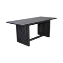 70.87" Farmhouse Large Dining Table for 6-8 People