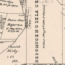 Vintage Map of Nacogdoches County, Texas 1881