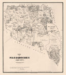 Vintage Map of Nacogdoches County, Texas 1881