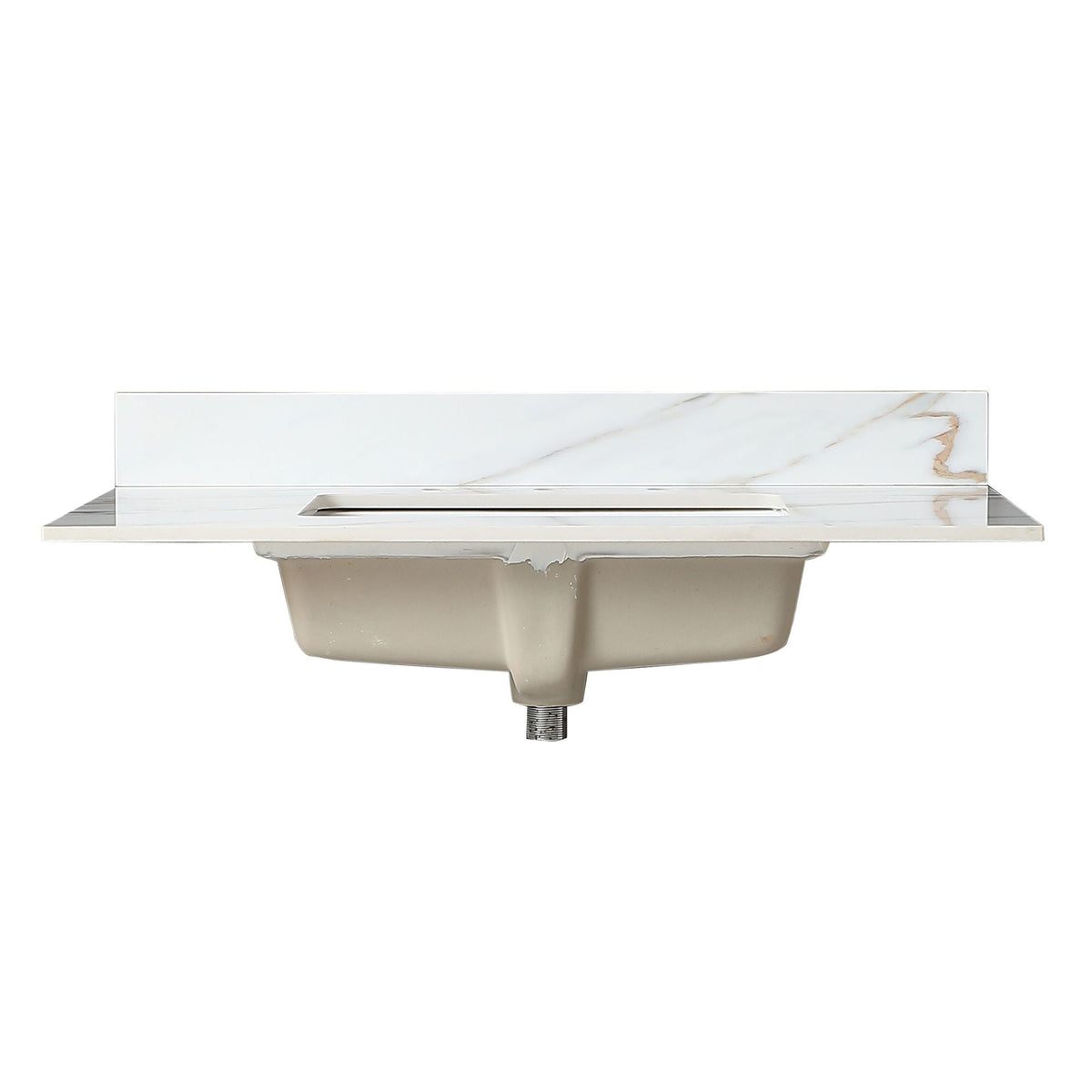 Vanity Top With Undermount Sink And Backsplash, Sintered Stone, photo 16 of 40