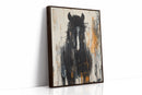 Fierce Stallion in Amber Rain