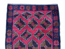 3' X 4' 7" Vintage Handmade Tribal Wool Rug Balouchi Rug Afghan Rug Red Brown