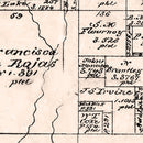 Vintage Map of Rains County, Texas 1880