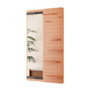 Wall Mounted Full Length Mirror With Shelf And Hook