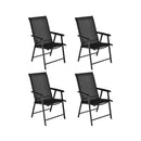 4-Pack Patio Folding Chairs Portable for Outdoor Camping by LJGDeals