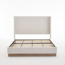 Hosford - Minimalist Upholstered Wingback Bed