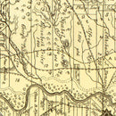 Vintage Map of San Saba County, Texas 1876