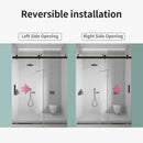 56-60" W x 76" H Frameless Single Sliding Soft-Close Shower Door by HouseOfZazla