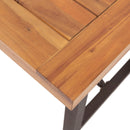 Catriona 3 Piece Wood Outdoor Dining Set - Teak by HouseOfZazla