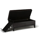 Oregon - Contemporary Storage Ottoman Bench With Tray by HouseOfZazla
