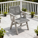 2 Piece HIPS All-Season Dining Chair Suitable For Garden Dinners & Versatile Outdoor Eating Spaces by HouseOfZazla