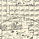 Vintage Map of Stephens County, Texas 1879