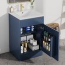 Bathroom Vanity With Sink, Cabinet With Adjustable Shelf by HouseOfZazla