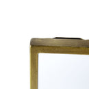Poppy Mirror With Metal Frame Contemporary Design For Bathroom, Entryway Wall Decor by HouseOfZazla