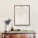 Vintage Map of Tom Green County, Texas 1894