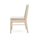 Cordoba Dining Chair Set of 2 - Comfortable Armless Beige Chairs by HouseOfZazla