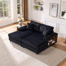 Convertible Sectional Sofa, Sleeper Oversized Living Room Lounge by HouseOfZazla