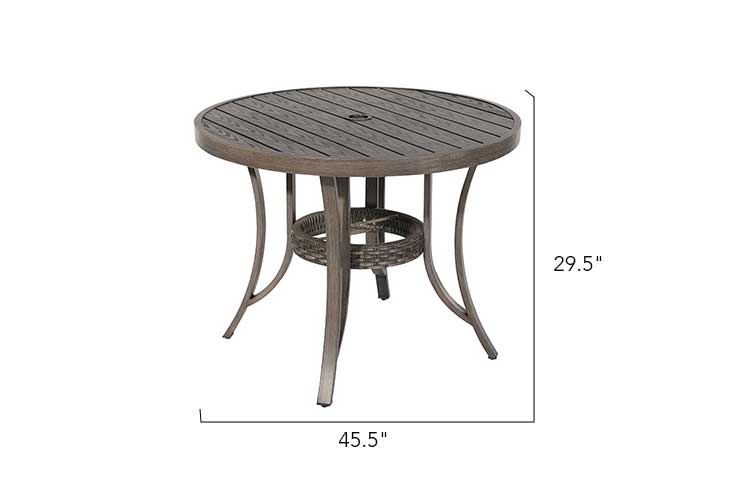 Tenaya 5-Piece Wicker Dining Set, photo 2 of 12