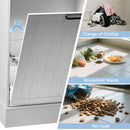 Tilt Out Trash Cabinet With Drawer, 10 Gallon Hamper - White by HouseOfZazla