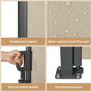 Retractable Side Screen Awning - Dark Grey - 118" x 63"