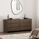 Linda - Double Wide Dresser With 6 Drawers by HouseOfZazla