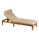TOPMAX Acacia Wood Chaise Lounge by HouseOfZazla