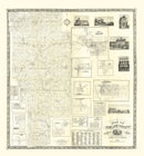 Vintage Map of Ashland County, Ohio 1861