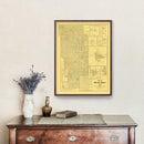 Vintage Map of Ashland County, Ohio 1897