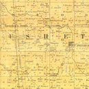 Vintage Map of Auglaize County, Ohio 1860
