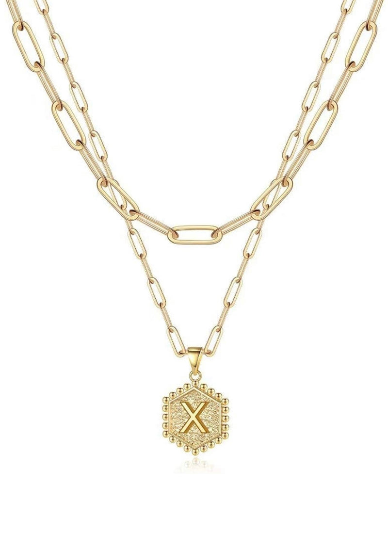 Beautiful Gold Layered Initial Necklaces (A-Z)