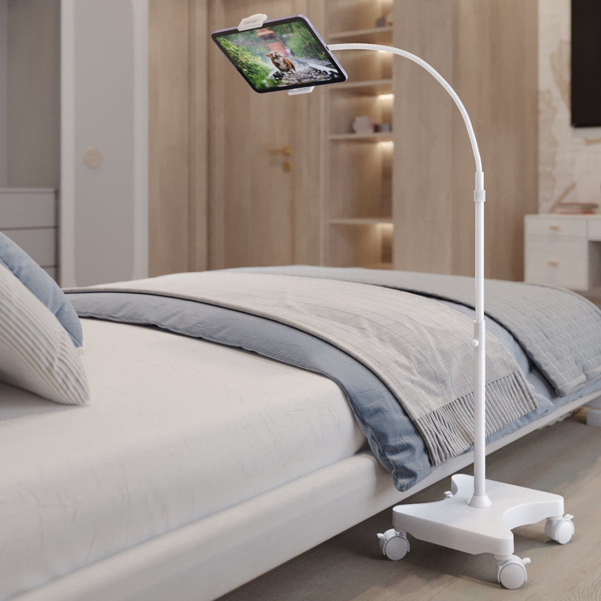 NEW - LEVO Gooseneck Tablet Floor Stand WITH Casters, photo 14 of 15