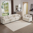 Elegant Oversized Sectional Sofa Set With Deep Seats And Flexible Layout by HouseOfZazla