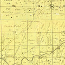Vintage Map of Crawford County, Ohio 1850