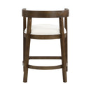 Modern Rubberwood Counter Stool Set With Upholstered Seats by HouseOfZazla